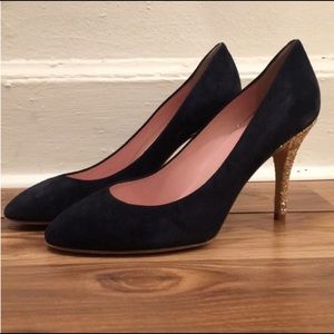 Kate Spade 'Allora' Glitter Heel Pump, 6.5